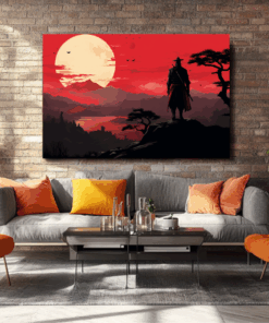 Canvas Wall Art - Serene Japanese Landscape -HC0001