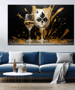 Canvas Wall Art - Sleek Sophistication abstract - JT0298