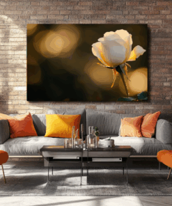 Canvas Wall Art - Subtle Radiance Abstract - HC0098
