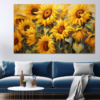 Canvas Wall Art - Sunflowers in Bloom Abstract - JT0230