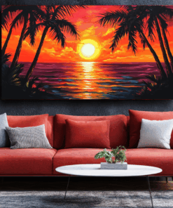 Canvas Wall Art - Sunset Serenity - BX0128