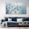 Canvas Wall Art - Tranquil Blossoms Abstract - BK0359
