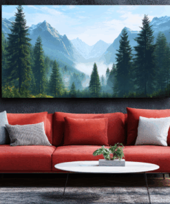 Canvas Wall Art - Tranquil Forest - BX0119