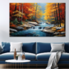 Canvas Wall Art - Tranquil Valley Abstract - JT0255