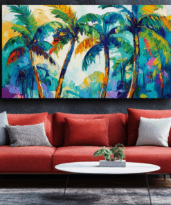 Canvas Wall Art - Tropical Dreams Abstract - BX0132