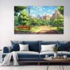 Canvas Wall Art - Urban Oasis Abstract - BK0347