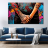 Canvas Wall Art - Urban Romance Abstract - JT0320