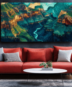 Canvas Wall Art - Vibrant Layers of Blyde Canyon - BX0279