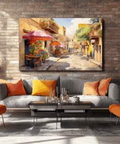 Canvas Wall Art - Vibrant Watercolor Painting - HC0047