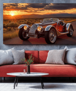 Canvas Wall Art - Vintage Morgan Three Wheeler - BX0226
