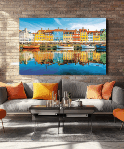 Canvas Wall Art - Vintage Travel Poster Abstract - HC0068