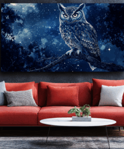 Canvas Wall Art - wise Guradian Owl - BX0111