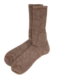 Cape Alpaca - Light Hiker Socks - Chocolate Brown - 8-12
