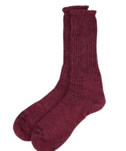 Cape Alpaca - Light Hiker Socks - Plum - 8-12