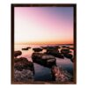 Cape Art Framed Canvas 1 Piece 80x100cm Rocky Sunset Shore