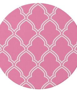 Cape Art Kiddies Pink Pattern 155cm Round Rug