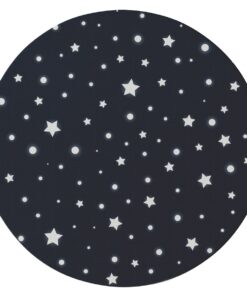 Cape Art Kiddies Stars in Dark Sky 155cm Round Rug
