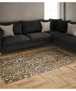 Cape Art Leopard Print Rectangular Rug