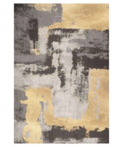 Cape Art Marble Gold Rectangular Rug