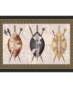 Cape Art Shield & Spear Rectangular Rug