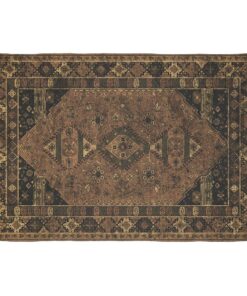 Cape Art Velva Shine Classic Brown Tribal Oriental Rectangular Rug