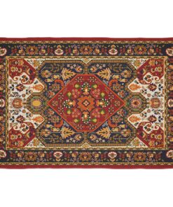 Cape Art Velva Shine Classic Burgundy And Navy Oriental Rectangular Rug