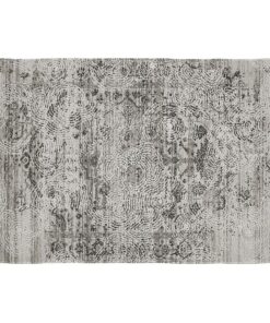 Cape Art Velva Shine Classic Grey Aged Fingerprint Rectangular Rug