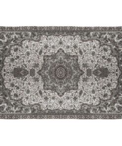 Cape Art Velva Shine Classic Grey Medallion Oriental Rectangular Rug