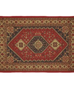 Cape Art Velva Shine Classic Red And Black Oriental Rectangular Rug