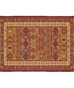 Cape Art Velva ShineClassic Red And Yellow Oriental Rectangular Rug