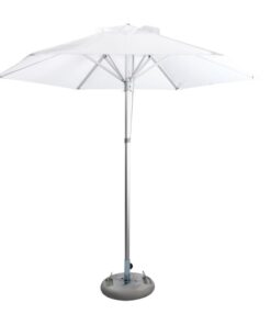 Cape Umbrellas - 2.6m Classic Line Mariner Hexagonal Umbrella - White