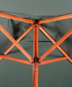 Cape Umbrellas - 2m Classic Line Tokai Square Umbrella - White - Green