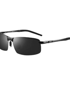 Caponi Wolfe Design Sunglasses Photochromic Polarized Sunglasses - Black