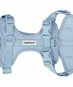 Capoochin Adjustable Luxury Padded Dog Harness (Small) - Light Blue