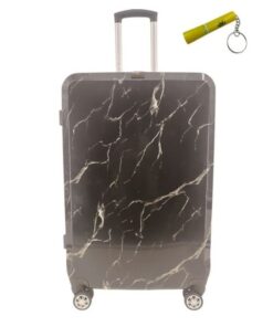 Caprice 605 Trolley Suitcase Set With MXM Keyring Flashlight - 65 cm