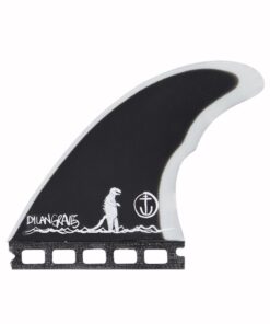 Captain Fin Dylan Graves Gravezilla ST Fin Black/White