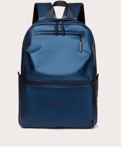 Captain - K | All Purpose leather unisex Laptop Waterproof Backpack - BLUE