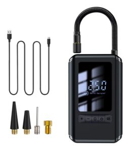 Car Air Pump 2000mAh Car Tire Pump USB Rechargeable Handheld Pump-R56585