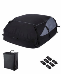 Car Roof Bag Carrier with 6 Tie Straps and Storage Bag