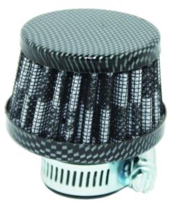 Carbon Look, Breather Filter, Crankcase Vent Filter, Universal, 25mm Neck