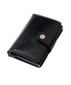 Card Holder Wallet with RFID Protection - Black