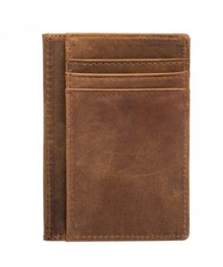 Card Holder Wallets Small Minimalist RFID Leather Wallet