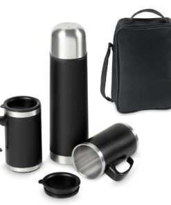 Cardinal Double - Wall Flask and Mug Set