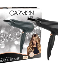Carmen Turblo Twister Hairdryer 2200W Black 5163