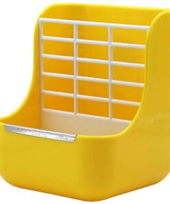 CARNO Rabbit/Chinchilla Hay Feeder Bowl - Yellow