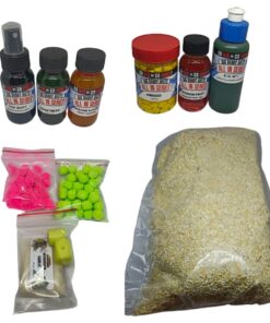 Carp Fishing Dips, Bait and Ground Feed Combo