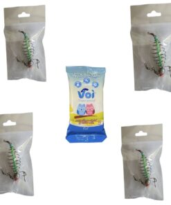 Carp Fishing Ready Made Glide Rietvlei Rigs With Fishing Wipes