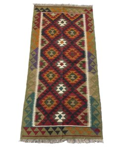 Carpetly - Fine Quality Afghan Maimana Kilim - 200 x 99 CM