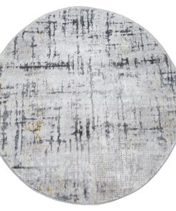 Carpetly - Grey Round Carpet - 100 x 100 CM