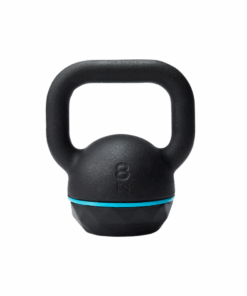 Cast iron kettlebell with rubber base 8 kg